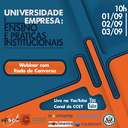 Folder Webinar Universidade- Empresa