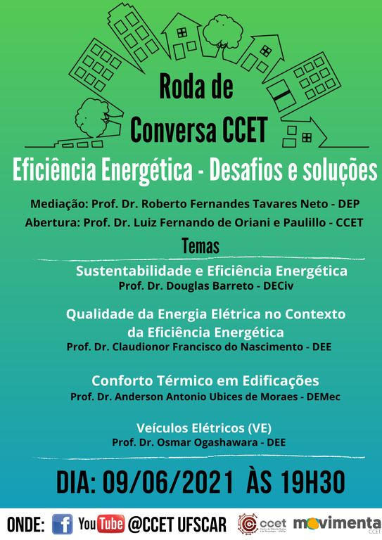 Roda de Conversa CCET: Eficiência Energética