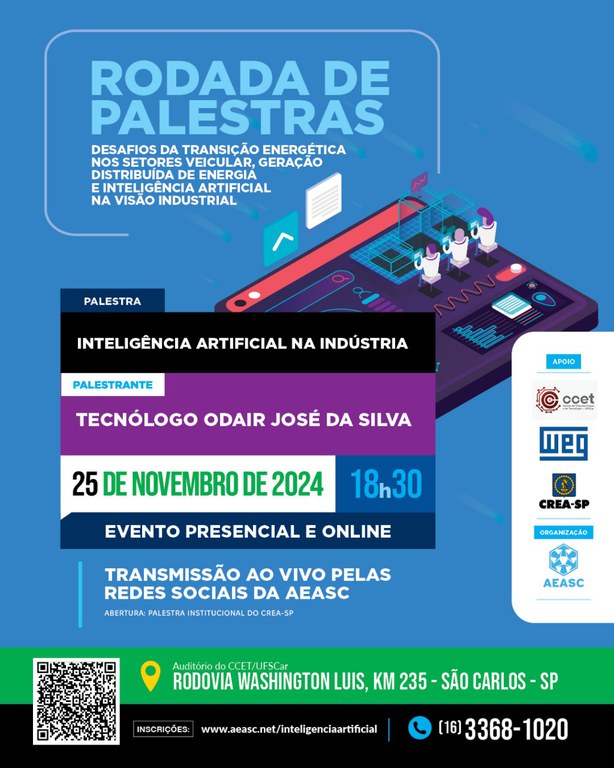 Palestra "Inteligência artificial na indústria"