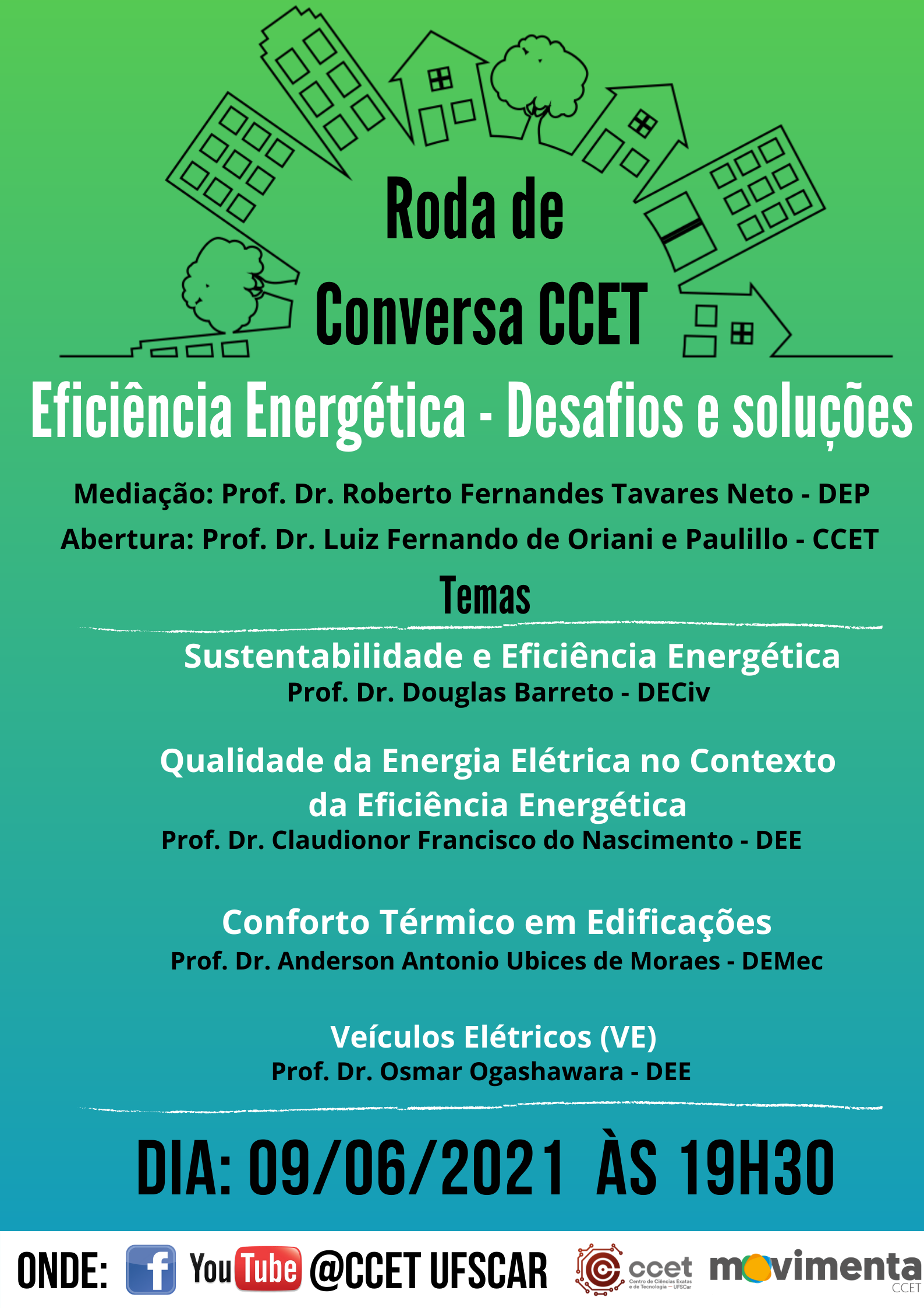 Roda de Conversa CCET: Eficiência Energética