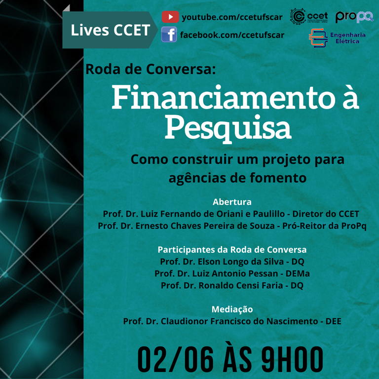 Roda de Conversa: Financiamento à pesquisa